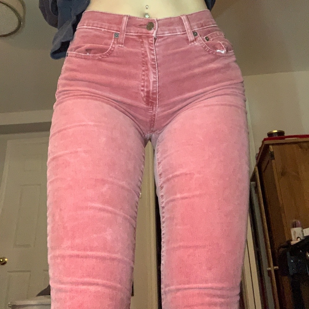PINK CORDUROY PANTS